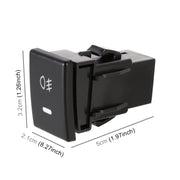 TS-16 Interruttore a pulsante on-off per fendinebbia per auto con cavo per Isuzu mu-X, For Isuzu mu-X