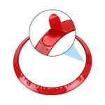 Copertura dell'anello decorativo del volante dell'auto per Mercedes-Benz, diametro interno: 5,6 cm, 5.6cm (Blue), 5.6cm (Red), 5.6cm (Silver)