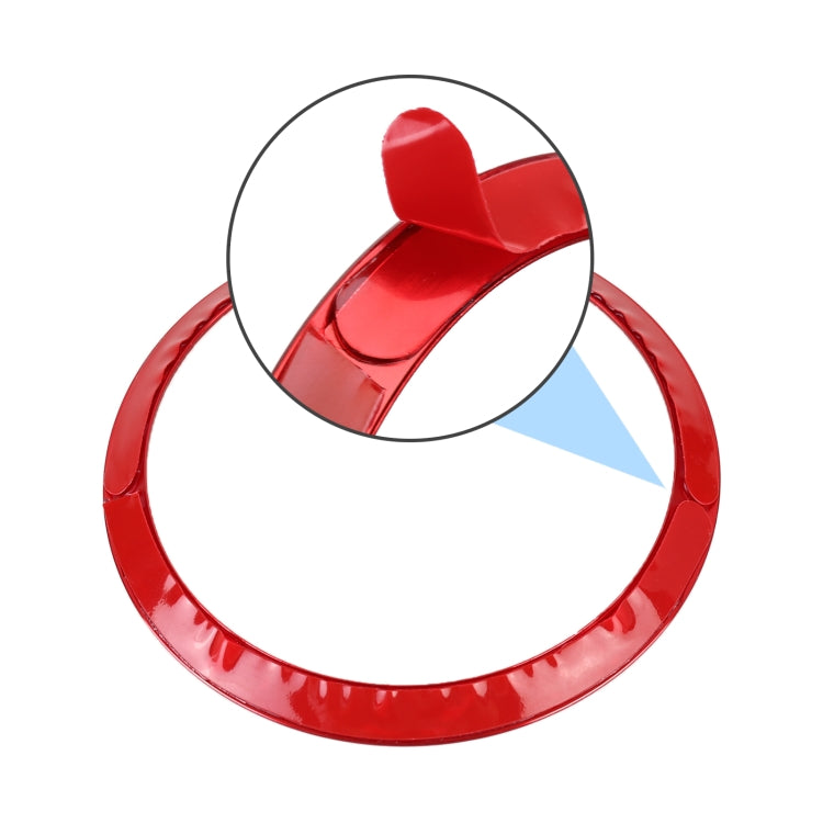 Copertura dell'anello decorativo del volante dell'auto per Mercedes-Benz, diametro interno: 5,6 cm, 5.6cm (Blue), 5.6cm (Red), 5.6cm (Silver)