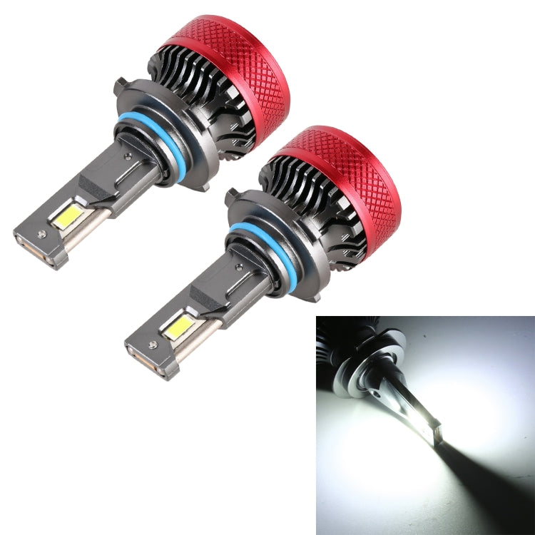 1 paio di fari per auto LED 9005 DC12V 65W 6000K 6500LM, 9005