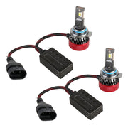 1 paio di fari per auto LED 9012 DC12V 65W 6000K 6500LM, 9012