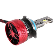 1 paio di fari per auto LED 9012 DC12V 65W 6000K 6500LM, 9012