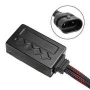 1 paio di fari per auto LED 9012 DC12V 65W 6000K 6500LM, 9012