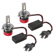 1 paio di fari per auto LED H4 DC12V 65W 6000K 6500LM, H4