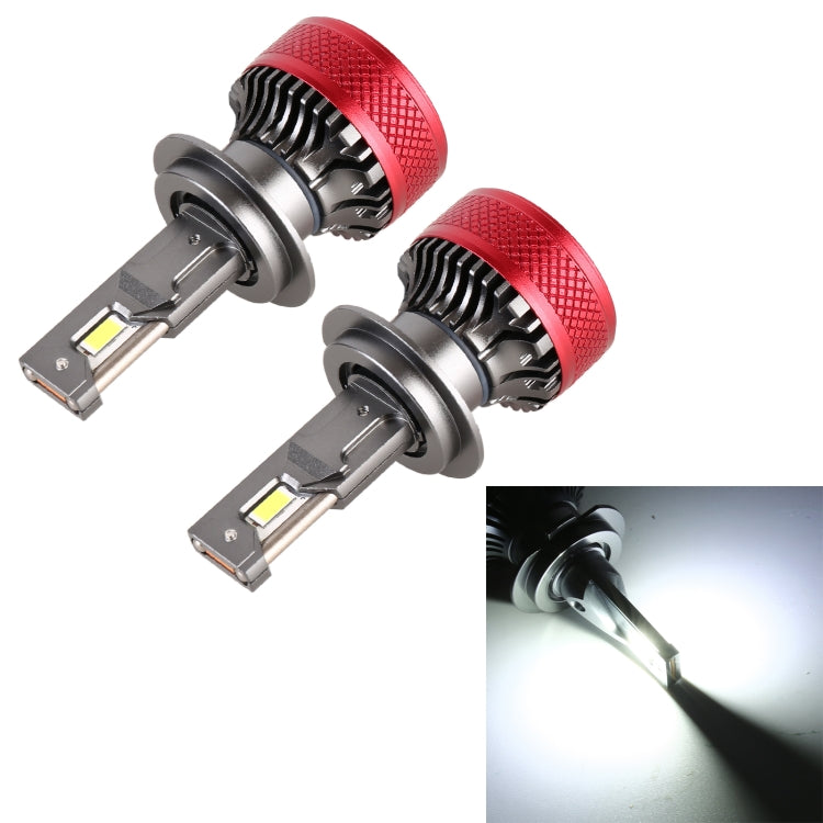 1 paio di fari per auto LED H7 DC12V 65W 6000K 6500LM, H7