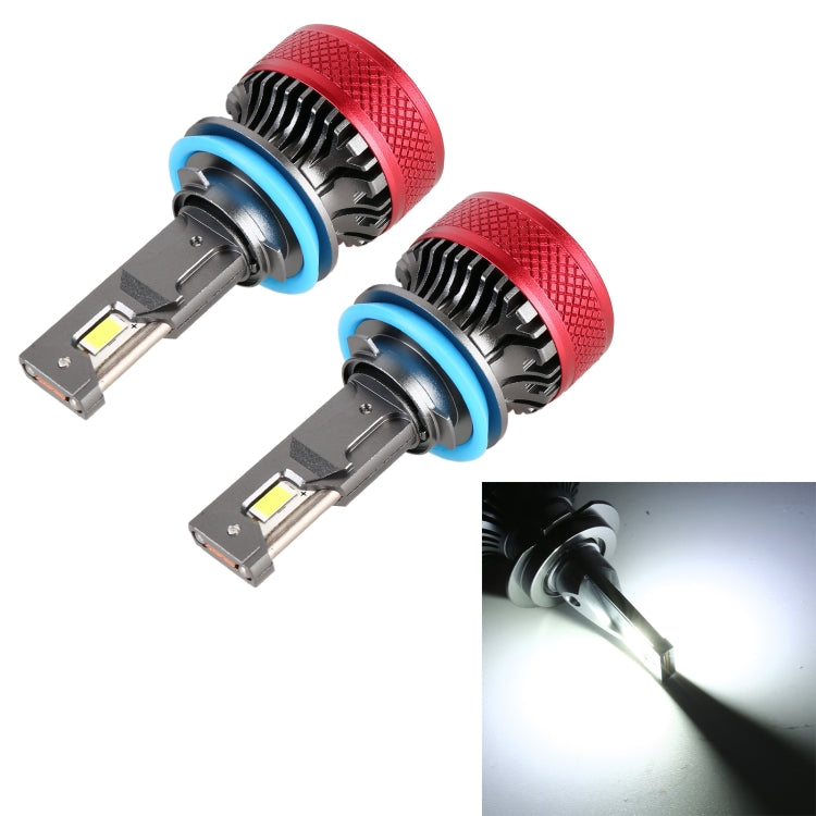1 paio di fari per auto LED H8 DC12V 65W 6000K 6500LM, H8 / H11