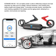 Tester per batteria Bluetooth per auto KONNWEI BK100 X431 BST360, BK100 (Black), BK100