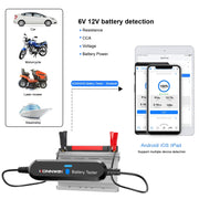 Tester per batteria Bluetooth per auto KONNWEI BK100 X431 BST360, BK100 (Black), BK100