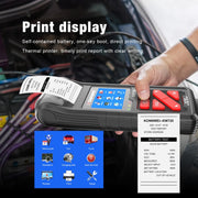 KONNWEI KW720 Tester per batterie al piombo-acido da 3,2 pollici 6V-24V con stampante, KW720