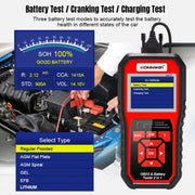 KONNWEI KW870 Diagnosi guasti OBD2 per auto 2 in 1 + Tester batteria, KW870
