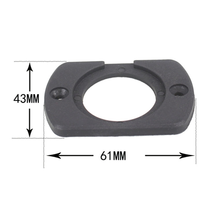 5 pezzi 1 foro pannello accendisigari voltmetro di ricarica USB modificato per auto, 1 Hole