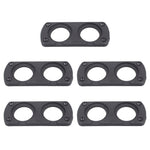 Pannello accendisigari voltmetro di ricarica USB modificato a 2 fori per auto da 5 pezzi, 2-Hole