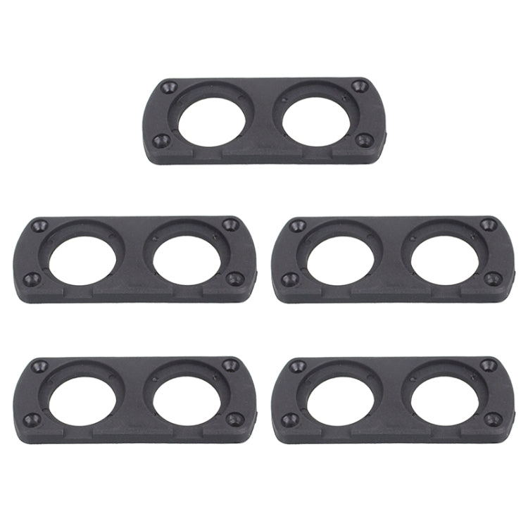 Pannello accendisigari voltmetro di ricarica USB modificato a 2 fori per auto da 5 pezzi, 2-Hole
