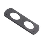 Pannello accendisigari voltmetro di ricarica USB modificato a 2 fori per auto da 5 pezzi, 2-Hole