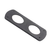 Pannello accendisigari voltmetro di ricarica USB modificato a 2 fori per auto da 5 pezzi, 2-Hole