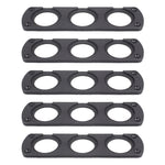 Pannello accendisigari voltmetro di ricarica USB modificato a 3 fori per auto da 5 pezzi, 3-Hole