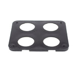 Pannello accendisigari voltmetro di ricarica USB modificato a 4 fori per auto da 5 pezzi, 4-Hole
