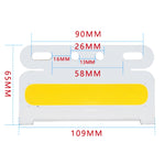 10 PZ ZS-7009 DC24V Lampada per indicatori di direzione laterali impermeabili per auto/camion