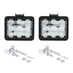 2 pezzi ZS-7013 Spia stroboscopica impermeabile per auto/camion da 3 pollici e 9 LED