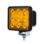 2 pezzi ZS-7013 Spia stroboscopica impermeabile per auto/camion da 3 pollici e 9 LED