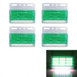 4 PZ ZS-9001 DC24V 9D Indicatore laterale impermeabile per auto/camion Indicatore luminoso Lampadina, Blue Light, Green Light, Red Light, White Light, Yellow Light