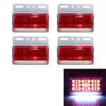 4 PZ ZS-9001 DC24V 9D Indicatore laterale impermeabile per auto/camion Indicatore luminoso Lampadina, Blue Light, Green Light, Red Light, White Light, Yellow Light