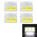 4 PZ ZS-9001 DC24V 9D Indicatore laterale impermeabile per auto/camion Indicatore luminoso Lampadina, Blue Light, Green Light, Red Light, White Light, Yellow Light