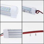 2 PCS ZS-3332 12-85V Barra luminosa per cabina con luce a cupola per camper 72 LED ad alta luminosità, ZS-3332