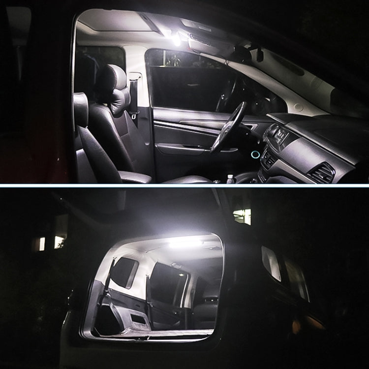 2 PCS ZS-3332 12-85V Barra luminosa per cabina con luce a cupola per camper 72 LED ad alta luminosità, ZS-3332