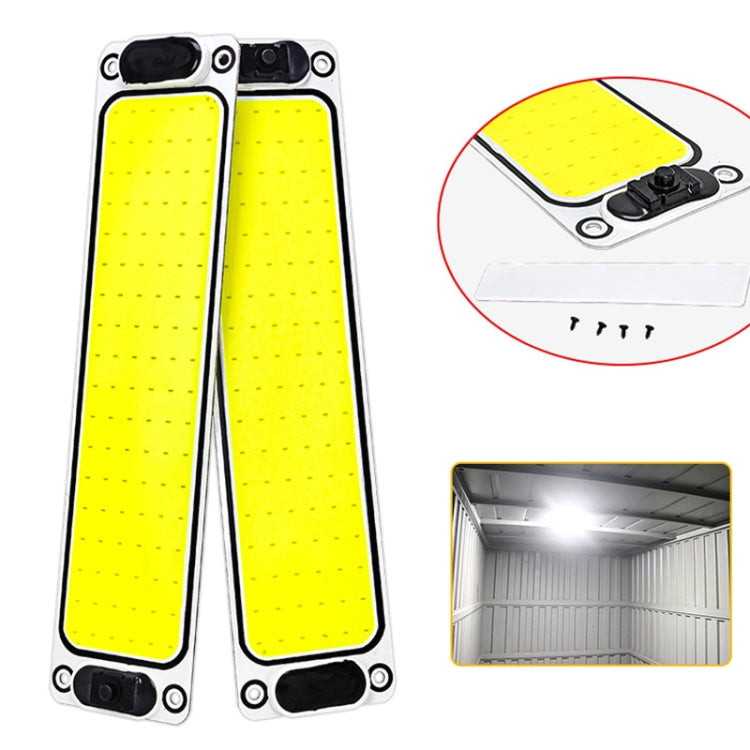 2 pezzi ZS-3343 DC12-24V ad alta luminosità 108 COB perline lampada cupola auto barra luminosa cabina, ZS-3343