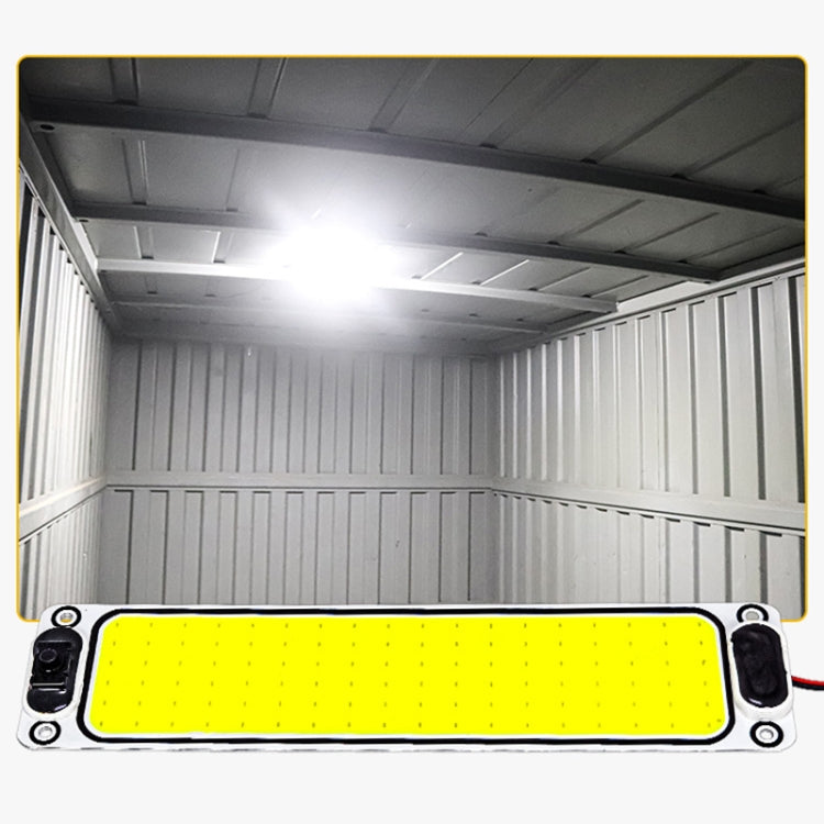 2 pezzi ZS-3343 DC12-24V ad alta luminosità 108 COB perline lampada cupola auto barra luminosa cabina, ZS-3343