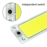 2 pezzi ZS-3347 DC12-24V ad alta luminosità 108 COB perline lampada cupola auto barra luminosa cabina, ZS-3347