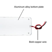 2 pezzi ZS-3347 DC12-24V ad alta luminosità 108 COB perline lampada cupola auto barra luminosa cabina, ZS-3347