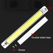 2 pezzi ZS-3348 DC12-24V ad alta luminosità 84 COB perline lampada cupola auto barra luminosa cabina, ZS-3348