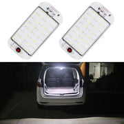2 pezzi ZS-3350 DC12-85V 48 LED ad alta luminosità perline lampada cupola per auto barra luminosa per cabina, ZS-3350