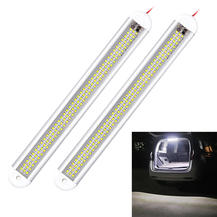 2 pezzi ZS-3385 DC12-85V 120 LED ad alta luminosità perline lampada cupola per auto barra luminosa per cabina, ZS-3385
