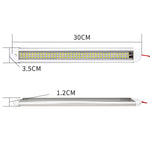 2 pezzi ZS-3385 DC12-85V 120 LED ad alta luminosità perline lampada cupola per auto barra luminosa per cabina, ZS-3385