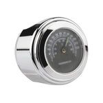 Termometro da manubrio per moto da 2 pezzi da 22-25 mm, Thermometer (Black), Thermometer (White)