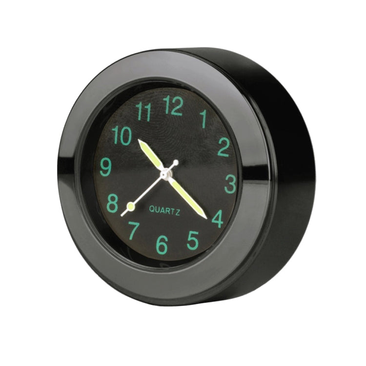 Orologio al quarzo con orologio da manubrio per moto da 2 pezzi, 22-25 mm, con serratura, Quartz Watch (Black), Quartz Watch (Silver)