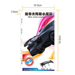 Mini alettone posteriore per auto con fanale posteriore anti-collisione solare, Mini Rear Wing