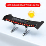 Mini alettone posteriore per auto con fanale posteriore anti-collisione solare, Mini Rear Wing