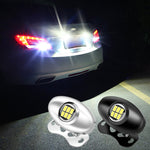 Luce di retromarcia super luminosa a LED regolabile per auto, Reversing Light (Black), Reversing Light (Silver)