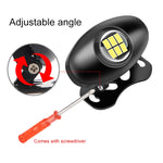 Luce di retromarcia super luminosa a LED regolabile per auto, Reversing Light (Black), Reversing Light (Silver)