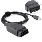 Cavo di test HEX ATMEGA162+16V8B+FT232RQ VAG 21.9 OBD2 per Volkswagen/Audi, English 23.3.0
