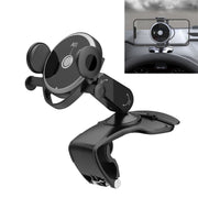Porta cellulare multifunzione per console centrale per auto con targa, Mobile Phone Holder with Number Plate