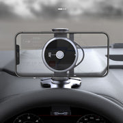 Porta cellulare multifunzione per console centrale per auto con targa, Mobile Phone Holder with Number Plate