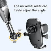 Supporto per cellulare girevole a 360 gradi con clip grande per auto, Big Clip