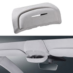 Scatola portaoggetti per occhiali da sole versione avvolgente in pelle scamosciata per Tesla Model 3, Suede Wrap Version for Tesla Model 3