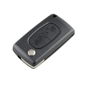Per chiave auto telecomando intelligente PEUGEOT a 2 pulsanti con chip integrato PCF7961, batteria, supporto, stelo chiave scanalato e segnale FSK, frequenza: 433 MHz, For PEUGEOT FSK Signal