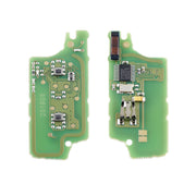 Per chiave auto telecomando intelligente PEUGEOT a 2 pulsanti con chip integrato PCF7961, batteria, supporto, stelo chiave scanalato e segnale FSK, frequenza: 433 MHz, For PEUGEOT FSK Signal